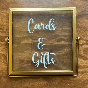 Cards & gifts sign